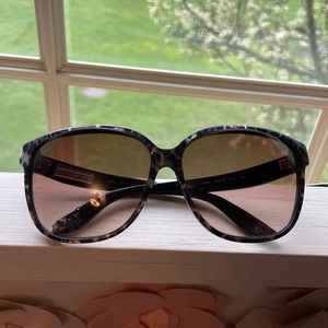 Jimmy Choo Sunglasses Cateye Blue Leopard